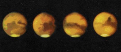 [Foto: Marte visto al telescopio]