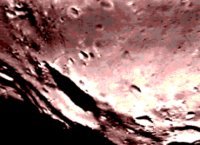 Un dettaglio del satellite Phobos/NASA